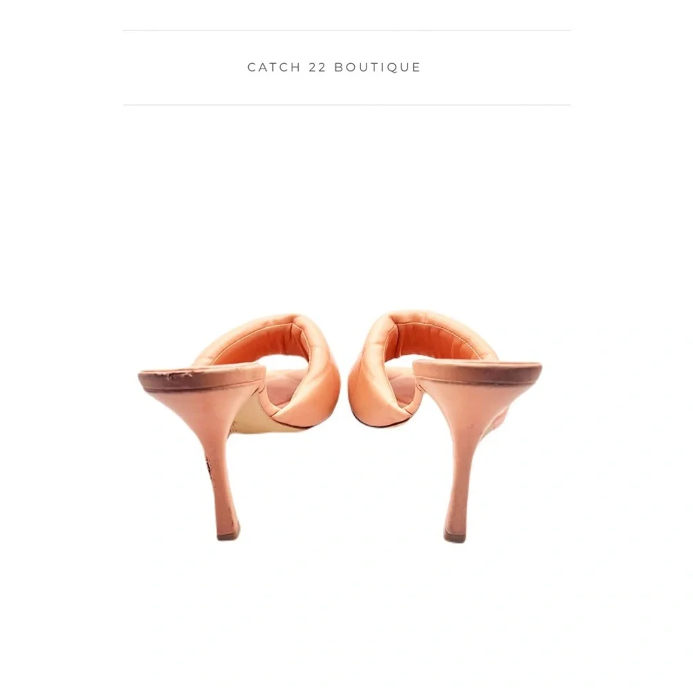 Bottega Veneta Pink Padded Mule Sandal Sz 40.5 (US 10) - Picture 4 of 8